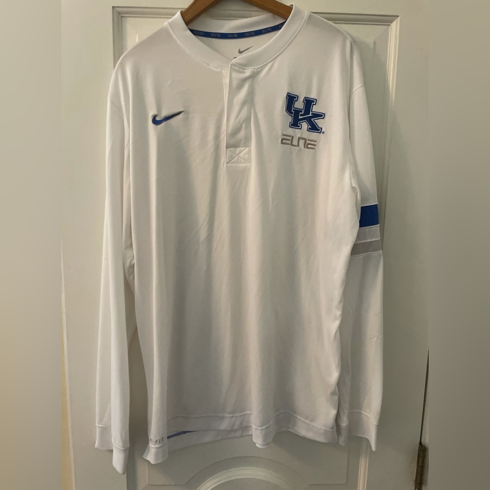 Nike Dri Fit Elite University of KY  Long Sleeve Shirt Sz. Large  NCAA.